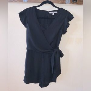 Free Generation Los Angeles Side Tie Black Romper | Size Small